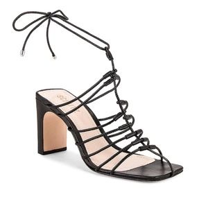 Schutz Black Quirida Sandal